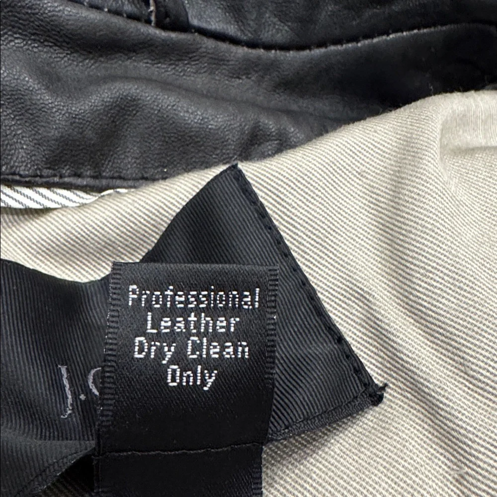 J. Crew Collection Leather Bomber Jacket